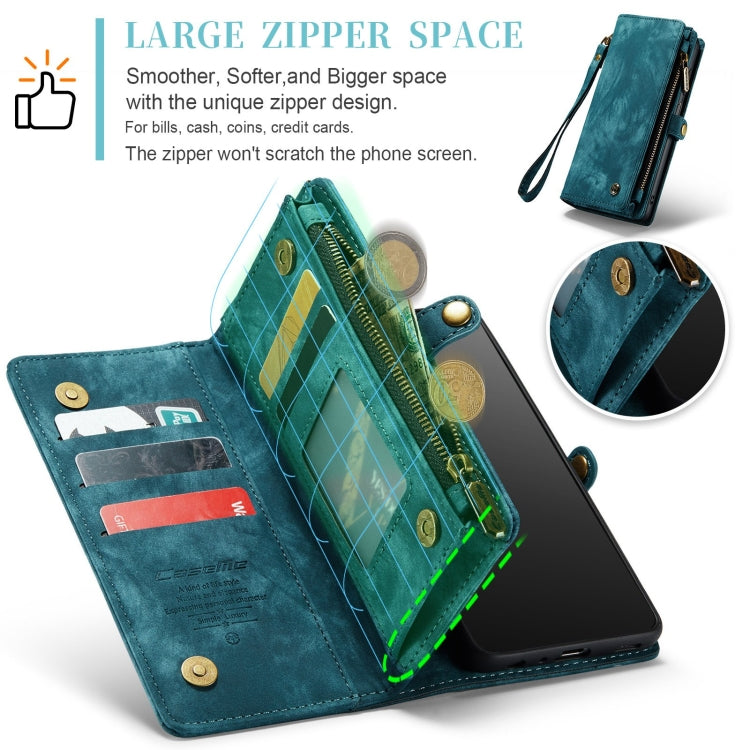 For Samsung Galaxy A32 5G CaseMe Detachable Multifunctional Horizontal Flip Leather Phone Case(Green) - Galaxy Phone Cases by CaseMe | Online Shopping UK | buy2fix