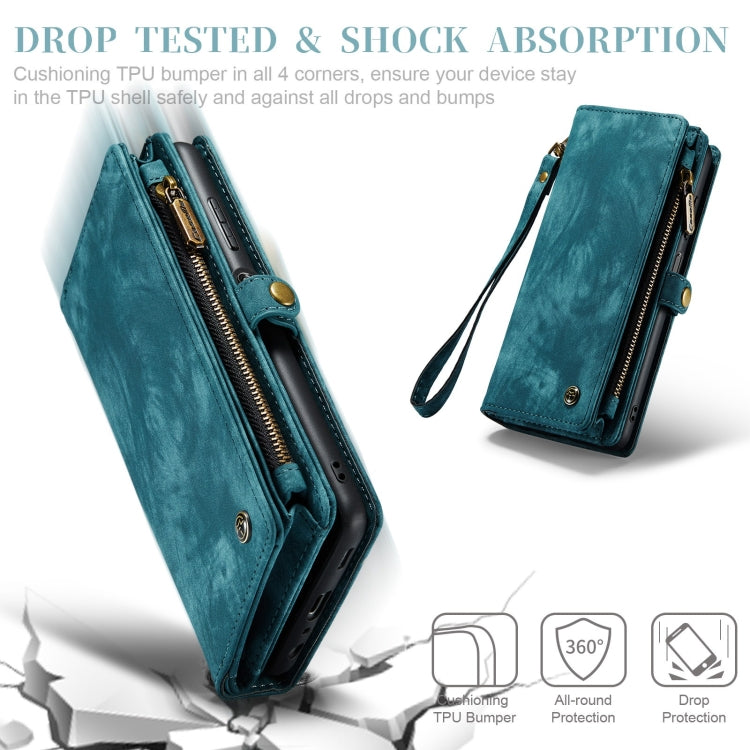 For Samsung Galaxy A32 5G CaseMe Detachable Multifunctional Horizontal Flip Leather Phone Case(Green) - Galaxy Phone Cases by CaseMe | Online Shopping UK | buy2fix