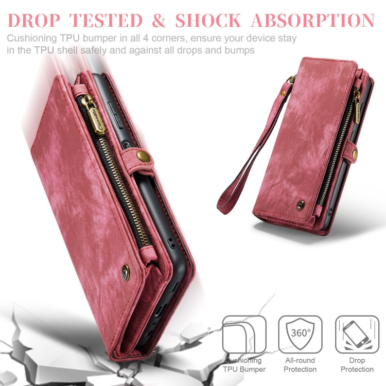 For Samsung Galaxy A32 5G CaseMe Detachable Multifunctional Horizontal Flip Leather Phone Case(Red) by CaseMe