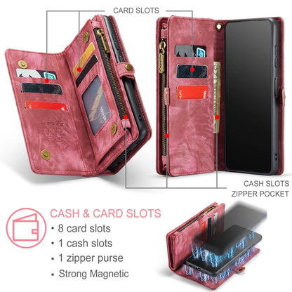 For Samsung Galaxy A32 5G CaseMe Detachable Multifunctional Horizontal Flip Leather Phone Case(Red) by CaseMe