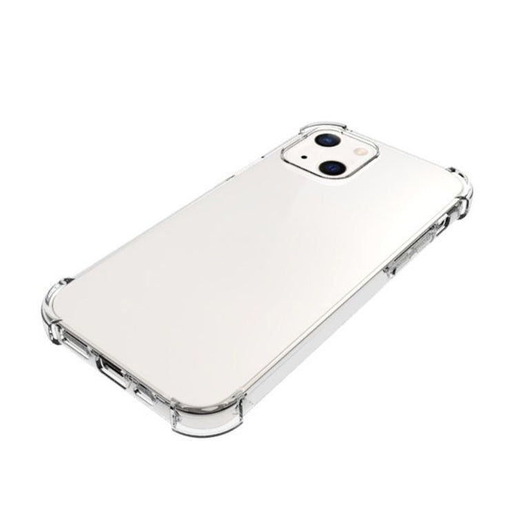 For iPhone 13 Shockproof Non-slip Waterproof Thickening TPU Protective Case(Transparent) - iPhone 13 Cases by buy2fix | Online Shopping UK | buy2fix