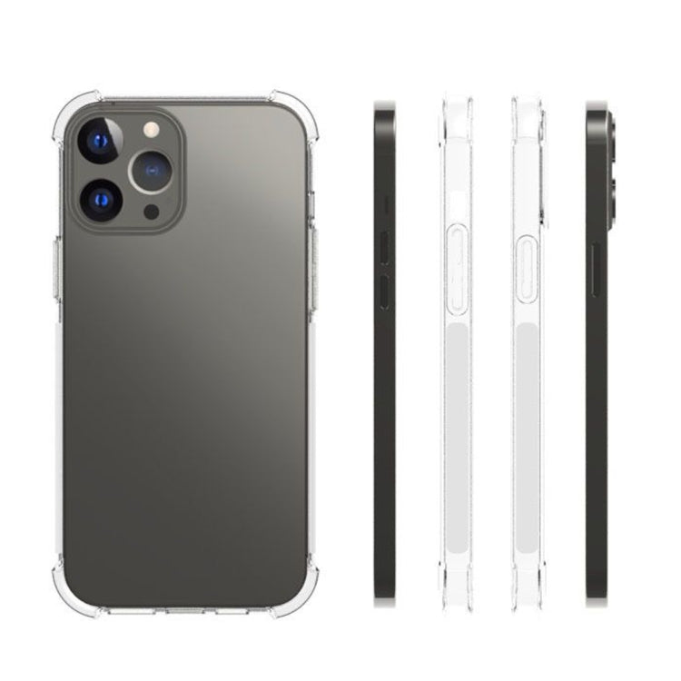 For iPhone 13 Pro Max Shockproof Non-slip Waterproof Thickening TPU Protective Case  (Transparent) - iPhone 13 Pro Max Cases by buy2fix | Online Shopping UK | buy2fix