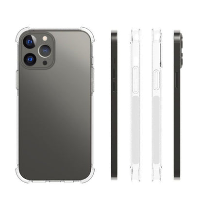 For iPhone 13 Pro Max Shockproof Non-slip Waterproof Thickening TPU Protective Case  (Transparent) - iPhone 13 Pro Max Cases by buy2fix | Online Shopping UK | buy2fix