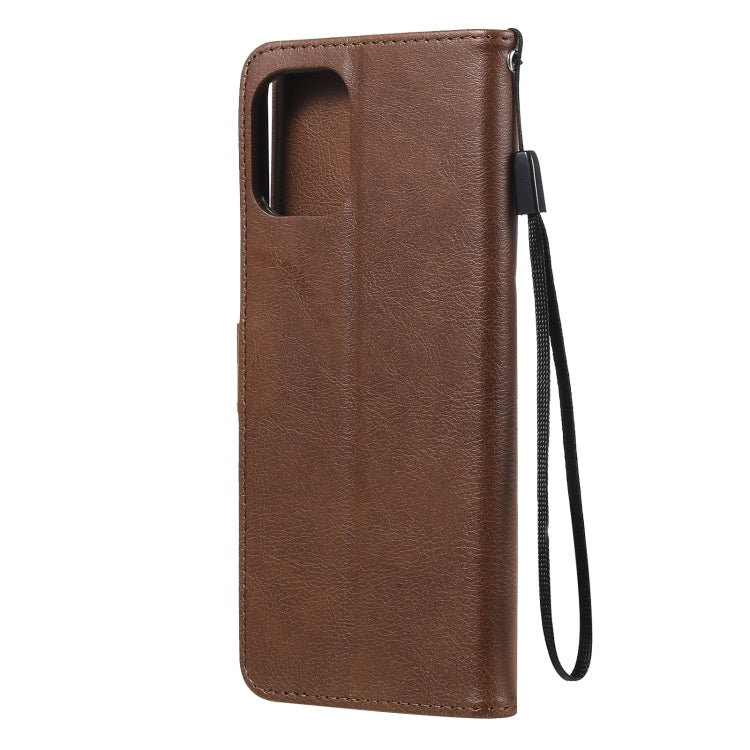 For OPPO Find X3 / Find X3 Pro Solid Color Horizontal Flip Protective Leather Case with Holder & Card Slots & Wallet & Photo Frame & Lanyard(Brown) by buy2fix