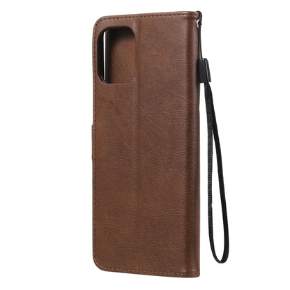 For OPPO Find X3 / Find X3 Pro Solid Color Horizontal Flip Protective Leather Case with Holder & Card Slots & Wallet & Photo Frame & Lanyard(Brown) by buy2fix
