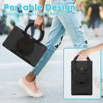 Shockproof TPU + PC Protective Case with 360 Degree Rotation Foldable Handle Grip Holder & Pen Slot For Samsung Galaxy Tab A7 Lite T220(Black) - iPad mini (2019) / mini 5 Cases by buy2fix | Online Shopping UK | buy2fix