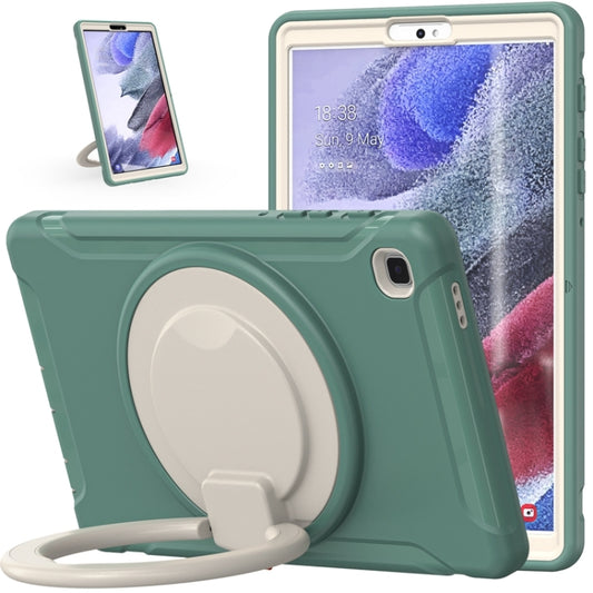 Shockproof TPU + PC Protective Case with 360 Degree Rotation Foldable Handle Grip Holder & Pen Slot For Samsung Galaxy Tab A7 Lite T220(Emmerald Green) - iPad mini (2019) / mini 5 Cases by buy2fix | Online Shopping UK | buy2fix
