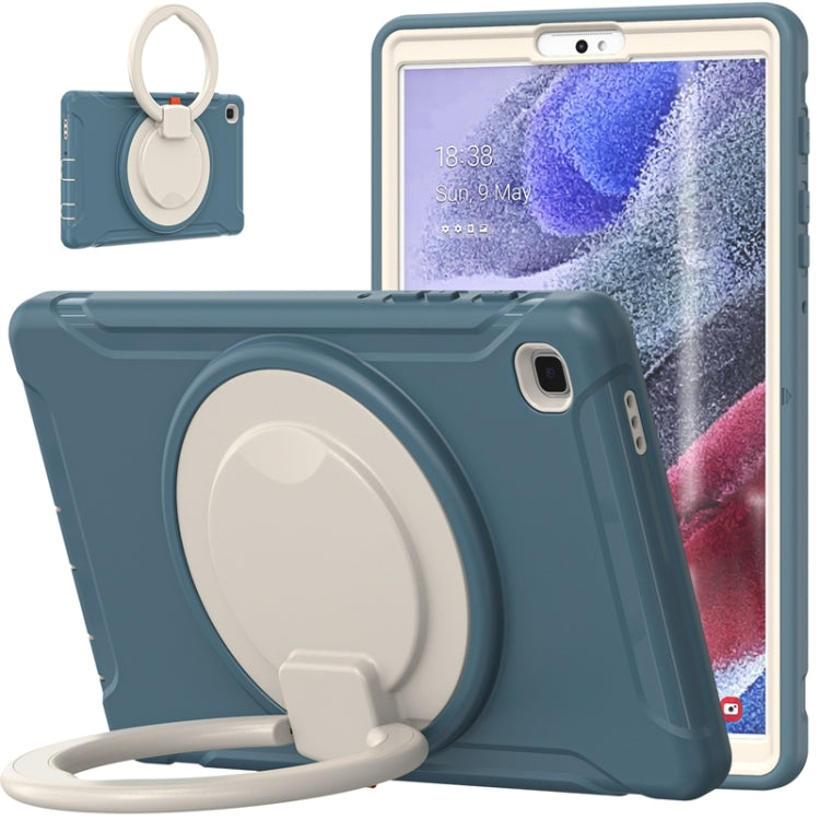 Shockproof TPU + PC Protective Case with 360 Degree Rotation Foldable Handle Grip Holder & Pen Slot For Samsung Galaxy Tab A7 Lite T220(Cornflower Blue) - iPad mini (2019) / mini 5 Cases by buy2fix | Online Shopping UK | buy2fix