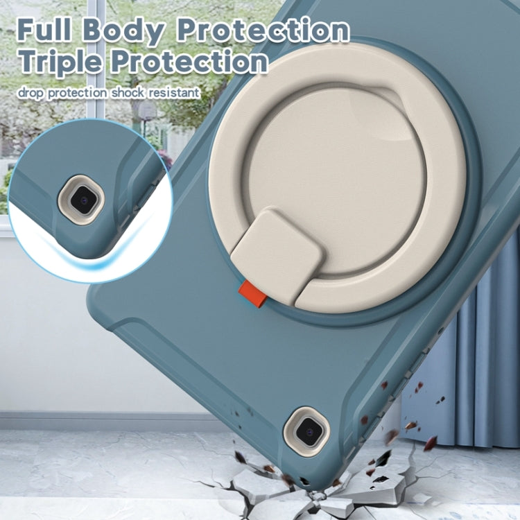 Shockproof TPU + PC Protective Case with 360 Degree Rotation Foldable Handle Grip Holder & Pen Slot For Samsung Galaxy Tab A7 Lite T220(Cornflower Blue) - iPad mini (2019) / mini 5 Cases by buy2fix | Online Shopping UK | buy2fix