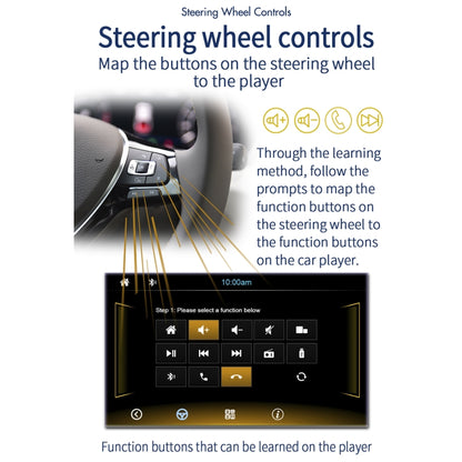 T100C 7 inch Manually Retractable Screen Car MP5 Player Radio, Support Mirror Link & FM & TF Card & USB & Bluetooth Hand-free Calling & Reversing Trajectory System & CayPlay Connection - Car MP3 & MP4 & MP5 by buy2fix | Online Shopping UK | buy2fix