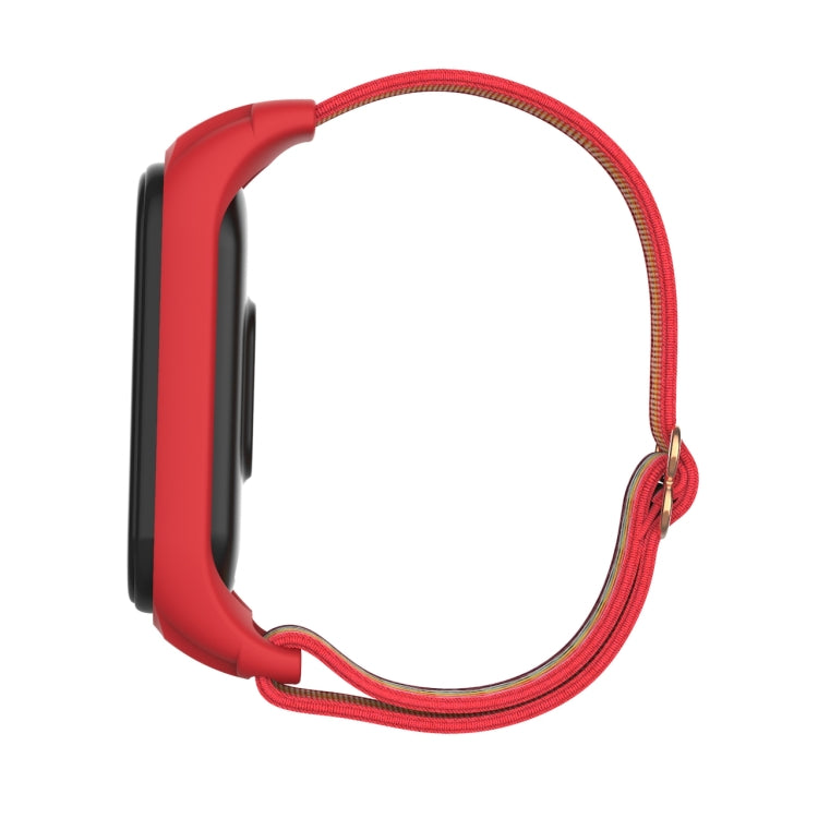 For Xiaomi Mi Band 6 / 5 / 4 / 3 Wavy Texture 8-shaped Buckle Watch Band(Rainbow) - Watch Bands by buy2fix | Online Shopping UK | buy2fix