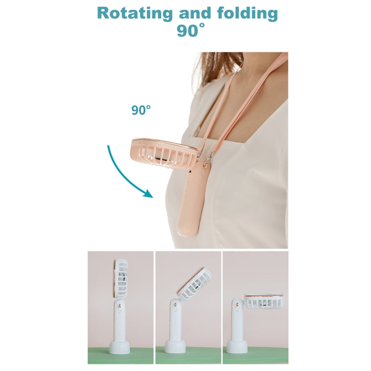 WT-TX6 Portable Foldable USB Charging Mosquito Repellent Handheld Electric Fan, 3 Speed Control(White) - Electric Fans by buy2fix | Online Shopping UK | buy2fix