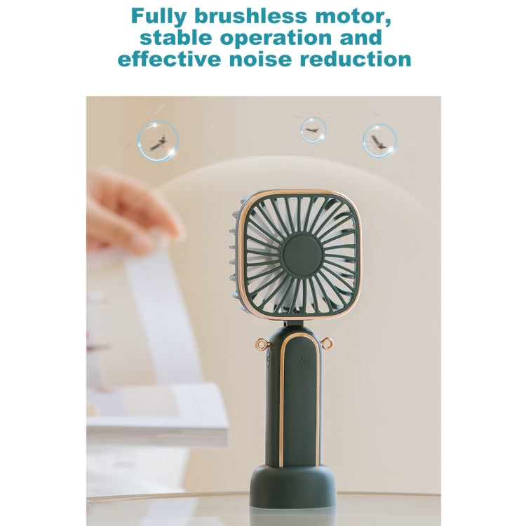 WT-TX6 Portable Foldable USB Charging Mosquito Repellent Handheld Electric Fan, 3 Speed Control(White) - Electric Fans by buy2fix | Online Shopping UK | buy2fix
