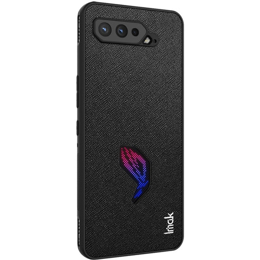 For Asus ROG Phone 5 IMAK LX-5 Series PC + TPU Protective Case with Screen Protector(Cross Texture) - ASUS Cases by imak | Online Shopping UK | buy2fix