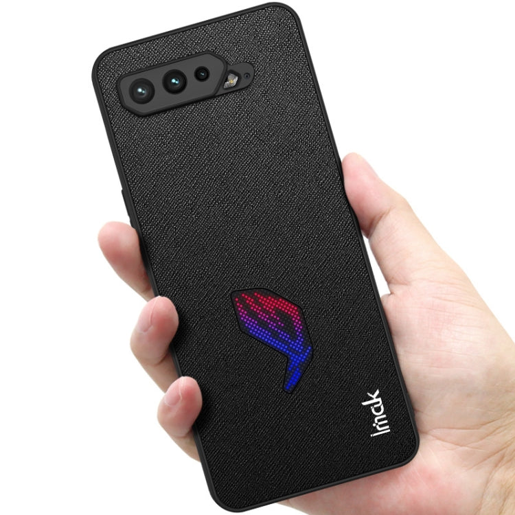For Asus ROG Phone 5 IMAK LX-5 Series PC + TPU Protective Case with Screen Protector(Cross Texture) - ASUS Cases by imak | Online Shopping UK | buy2fix