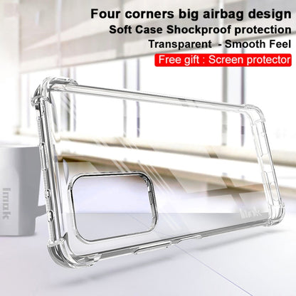 For Xiaomi Redmi Note 10 Pro Overseas Version IMAK All-inclusive Shockproof Airbag TPU Case with Screen Protector(Transparent) - Xiaomi Cases by imak | Online Shopping UK | buy2fix