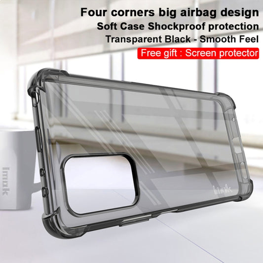 For Xiaomi Redmi Note 10 Pro Overseas Version IMAK All-inclusive Shockproof Airbag TPU Case with Screen Protector(Transparent Black) - Xiaomi Cases by imak | Online Shopping UK | buy2fix