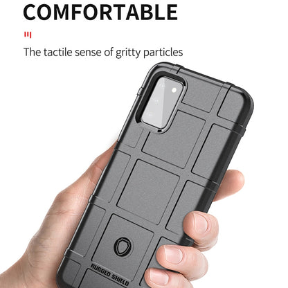 For Samsung Galaxy A03s Full Coverage Shockproof TPU Case(Black) by buy2fix