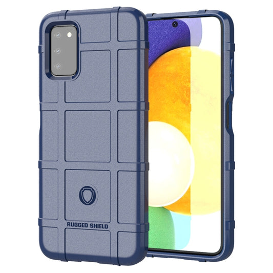For Samsung Galaxy A03s Full Coverage Shockproof TPU Case(Blue) by buy2fix