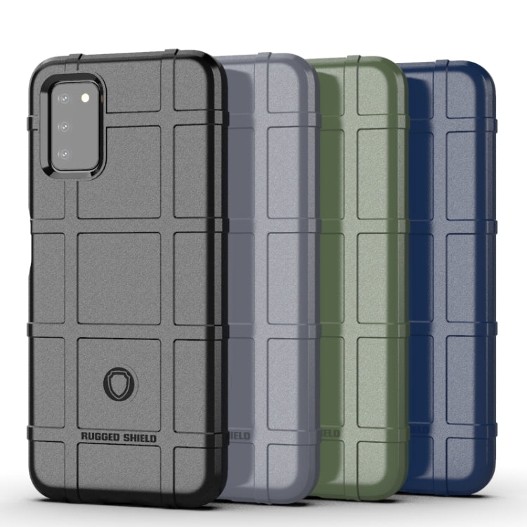 For Samsung Galaxy A03s Full Coverage Shockproof TPU Case(Blue) by buy2fix