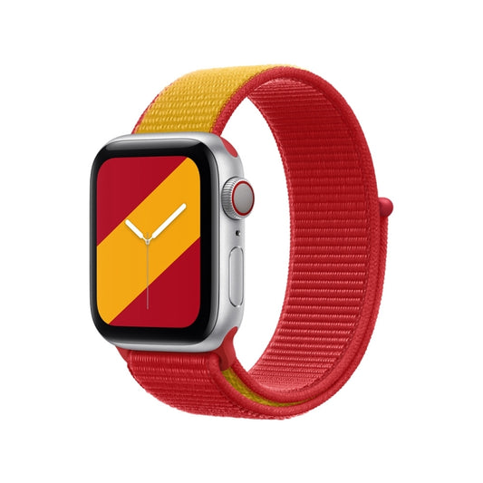 International Series Loopback Watch Bands For Apple Watch Series 9&8&7 41mm / SE 3&SE 2&6&SE&5&4 40mm / 3&2&1 38mm(Spanish) by buy2fix