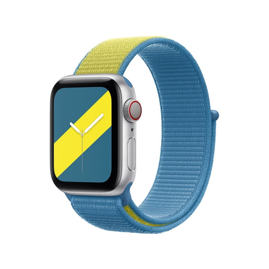 International Series Loopback Watch Bands For Apple Watch Series 9&8&7 41mm / SE 3&SE 2&6&SE&5&4 40mm / 3&2&1 38mm(Sweden) by buy2fix