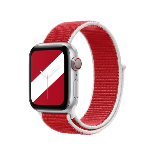 International Series Loopback Watch Bands For Apple Watch Series 9&8&7 41mm / SE 3&SE 2&6&SE&5&4 40mm / 3&2&1 38mm(Denmark) by buy2fix