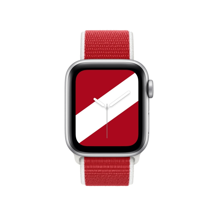 International Series Loopback Watch Bands For Apple Watch Series 9&8&7 41mm / SE 3&SE 2&6&SE&5&4 40mm / 3&2&1 38mm(Denmark) by buy2fix