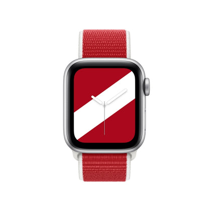 International Series Loopback Watch Bands For Apple Watch Series 9&8&7 41mm / SE 3&SE 2&6&SE&5&4 40mm / 3&2&1 38mm(Denmark) by buy2fix