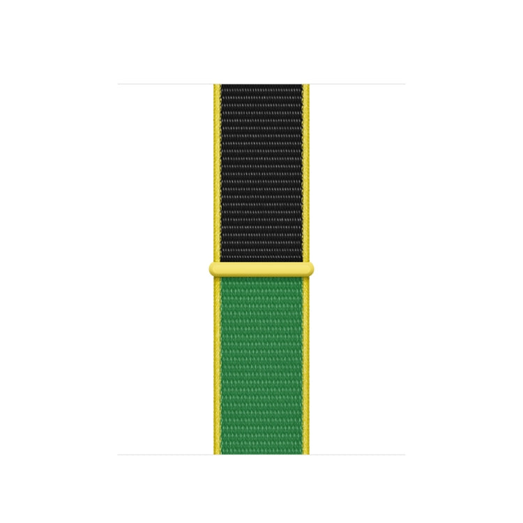 International Series Loopback Watch Bands For Apple Watch Series 9&8&7 41mm / SE 3&SE 2&6&SE&5&4 40mm / 3&2&1 38mm(Jamaica) - Watch Bands by buy2fix | Online Shopping UK | buy2fix