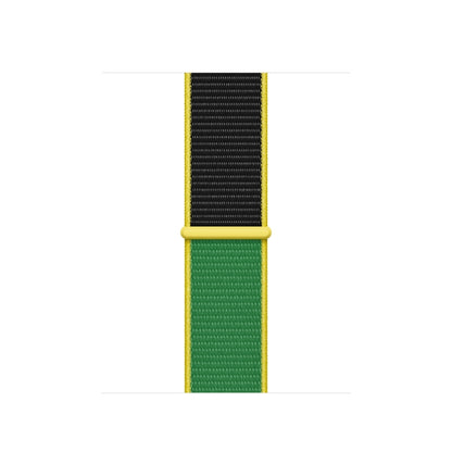 International Series Loopback Watch Bands For Apple Watch Series 9&8&7 41mm / SE 3&SE 2&6&SE&5&4 40mm / 3&2&1 38mm(Jamaica) - Watch Bands by buy2fix | Online Shopping UK | buy2fix