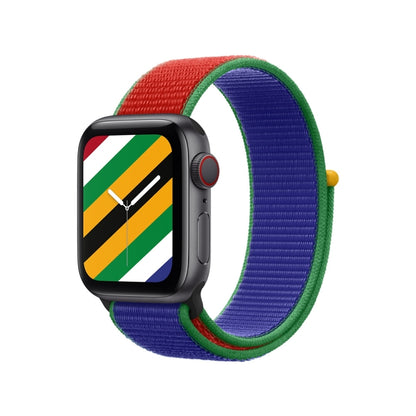 International Series Loopback Watch Bands For Apple Watch Series 9&8&7 41mm / SE 3&SE 2&6&SE&5&4 40mm / 3&2&1 38mm(South Africa) by buy2fix