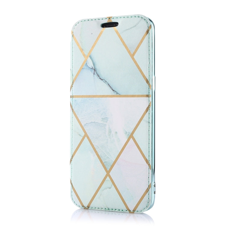 For Samsung Galaxy S8 Bronzing Plating PU + TPU Horizontal Flip Leather Case with Holder & Card Slot(Green) by buy2fix