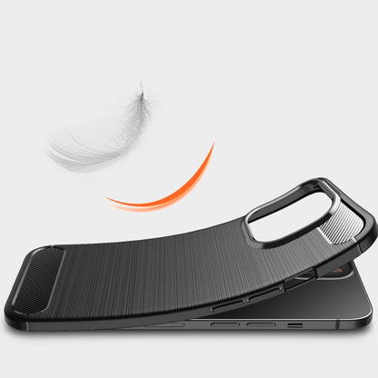 For iPhone 13 Pro Brushed Texture Carbon Fiber TPU Case (Black) - iPhone 13 Pro Cases by buy2fix | Online Shopping UK | buy2fix