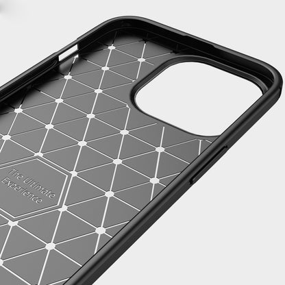 For iPhone 13 Pro Brushed Texture Carbon Fiber TPU Case (Black) - iPhone 13 Pro Cases by buy2fix | Online Shopping UK | buy2fix