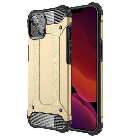 For iPhone 13 Magic Armor TPU + PC Combination Case(Gold) - iPhone 13 Cases by buy2fix | Online Shopping UK | buy2fix
