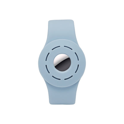 Anti-scratch Shockproof Silicone Bracelet Strap Protective Cover Case For AirTag(Denim Blue) - Other by buy2fix | Online Shopping UK | buy2fix