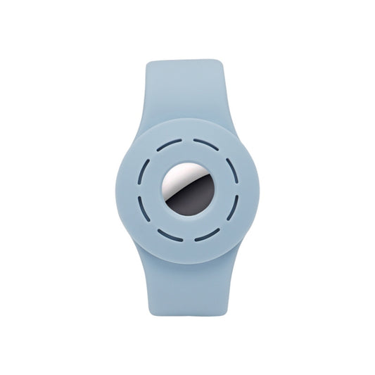 Anti-scratch Shockproof Silicone Bracelet Strap Protective Cover Case For AirTag(Denim Blue) - Other by buy2fix | Online Shopping UK | buy2fix
