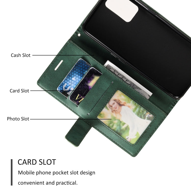 For OPPO A74 4G / F19 Skin Feel Splicing Horizontal Flip Leather Case with Holder & Card Slots & Wallet & Photo Frame(Green) by buy2fix