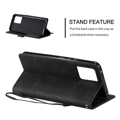 For OPPO Realme 8 4G Skin Feel Splicing Horizontal Flip Leather Case with Holder & Card Slots & Wallet & Photo Frame(Black) - Realme Cases by buy2fix | Online Shopping UK | buy2fix