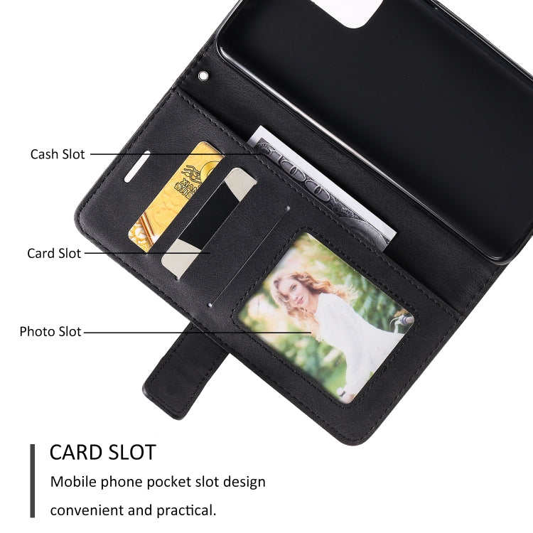 For OPPO Reno6 Pro 5G Skin Feel Splicing Horizontal Flip Leather Case with Holder & Card Slots & Wallet & Photo Frame(Black) by buy2fix
