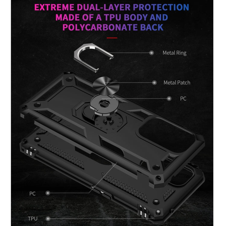 For OnePlus 9 Shockproof TPU + PC Protective Case with 360 Degree Rotating Holder(Black) - OnePlus Cases by buy2fix | Online Shopping UK | buy2fix