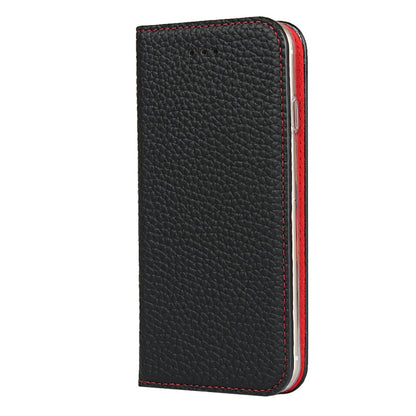 For iPhone SE 2022 / SE 2020 / 8 / 7 Litchi Genuine Leather Phone Case(Black) - iPhone SE 2022 / 2020 / 8 / 7 Cases by buy2fix | Online Shopping UK | buy2fix