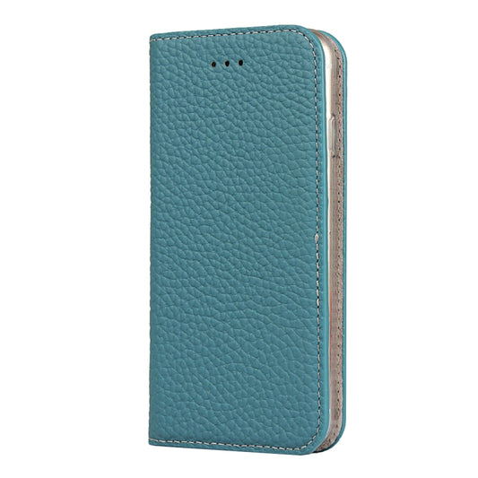 For iPhone SE 2022 / SE 2020 / 8 / 7 Litchi Genuine Leather Phone Case(Sky Blue) - iPhone SE 2022 / 2020 / 8 / 7 Cases by buy2fix | Online Shopping UK | buy2fix