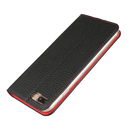 Litchi Genuine Leather Phone Case For iPhone 7 Plus / 8 Plus(Black) - More iPhone Cases by buy2fix | Online Shopping UK | buy2fix