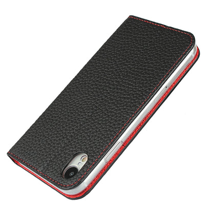 For iPhone XR Litchi Genuine Leather Phone Case(Black) - More iPhone Cases by buy2fix | Online Shopping UK | buy2fix
