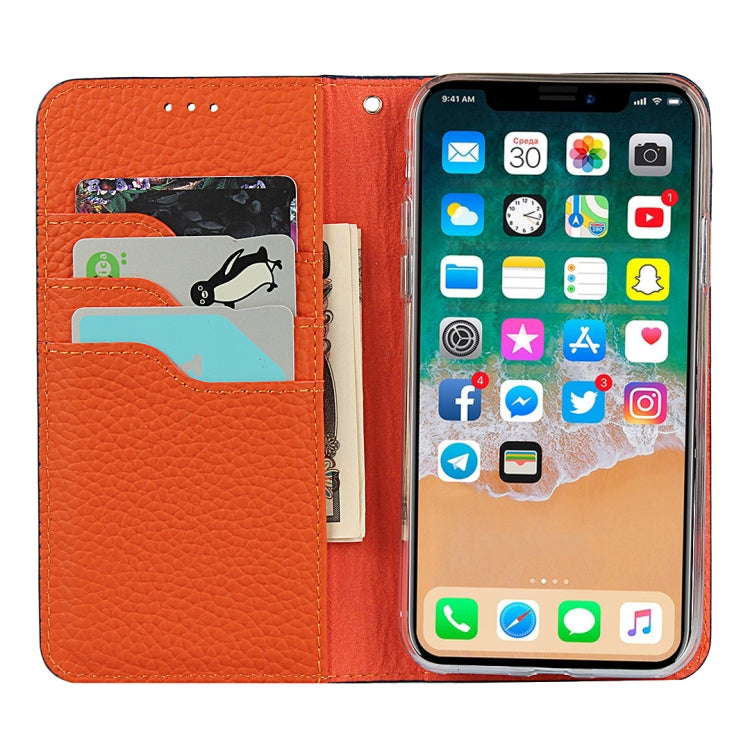 For iPhone XS Max Litchi Genuine Leather Phone Case(Black) - More iPhone Cases by buy2fix | Online Shopping UK | buy2fix