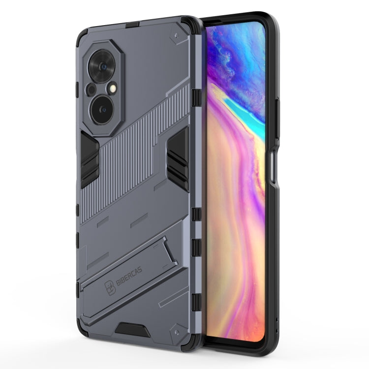 For Honor 50 SE / Huawei nova 9 SE Punk Armor 2 in 1 PC + TPU Shockproof Case with Invisible Holder(Grey) - Honor Cases by buy2fix | Online Shopping UK | buy2fix