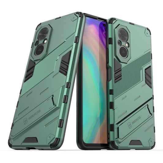 For Honor 50 SE / Huawei nova 9 SE Punk Armor 2 in 1 PC + TPU Shockproof Case with Invisible Holder(Green) - Honor Cases by buy2fix | Online Shopping UK | buy2fix