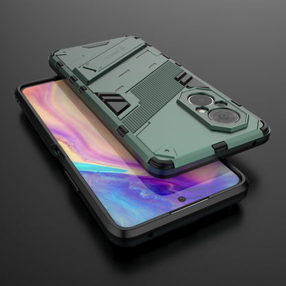 For Honor 50 SE / Huawei nova 9 SE Punk Armor 2 in 1 PC + TPU Shockproof Case with Invisible Holder(Green) - Honor Cases by buy2fix | Online Shopping UK | buy2fix